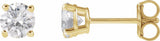 14K Yellow Gold 5/8 CTW Lab-Grown Diamond Stud Earrings
