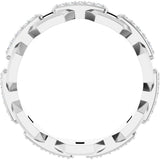 14K White 1/5 CTW Lab-Grown Diamond Band