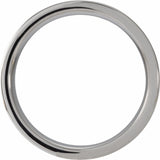 Tungsten Cypress Wood Inlay 8 mm Comfort-Fit Flat Band