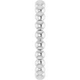 Sterling Silver Beaded Stackable Ring