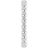 Sterling Silver Beaded Stackable Ring
