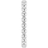 Sterling Silver Beaded Stackable Ring