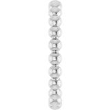Sterling Silver Beaded Stackable Ring