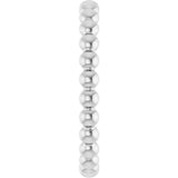 Sterling Silver Beaded Stackable Ring