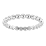Sterling Silver Beaded Stackable Ring
