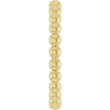 14K Yellow Gold Beaded Stackable Ring