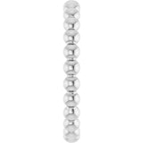 Sterling Silver Beaded Stackable Ring