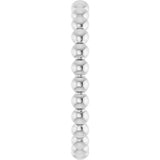 Sterling Silver Beaded Stackable Ring