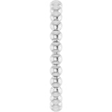 Sterling Silver Beaded Stackable Ring