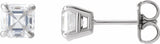 14K White Gold 5/8 CTW Natural Diamond Earrings