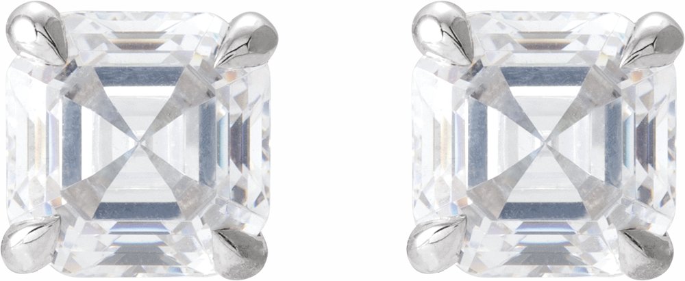 14K White 1/2 CTW Natural Diamond Earrings