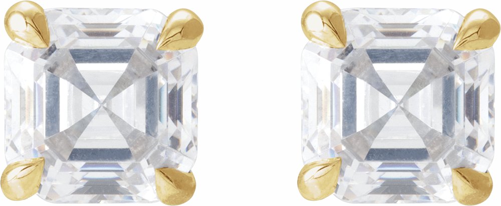 14K Yellow Gold 5/8 CTW Natural Diamond Earrings
