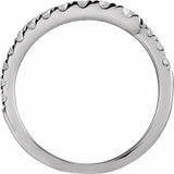 14K White Gold 9/10 CTW Lab-Grown Diamond Bypass Ring