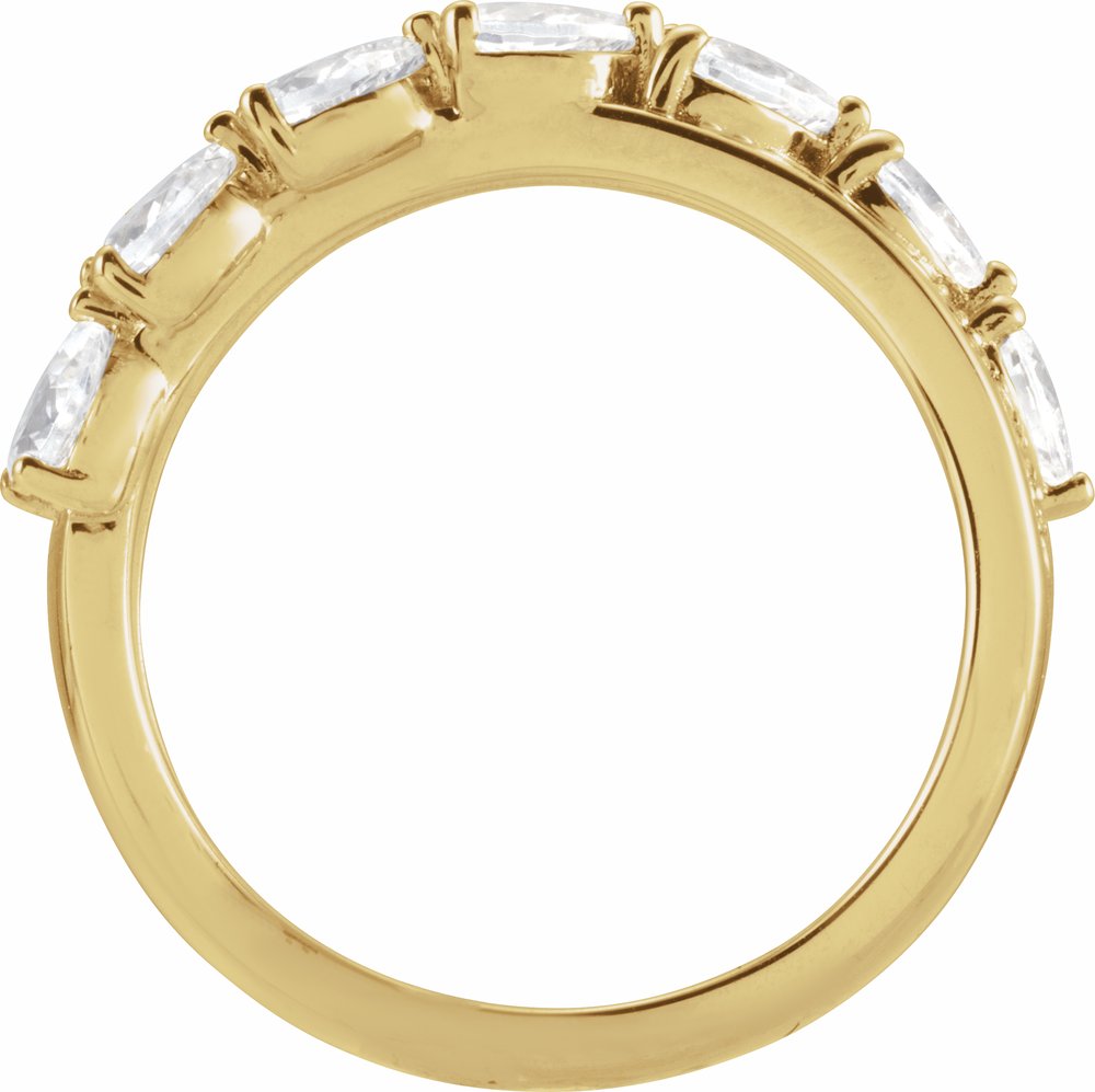 14K Yellow Gold 1 1/8 CTW  Natural Diamond Ring