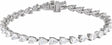 14K White 6 1/2 CTW Lab-Grown Diamond Line 7" Bracelet