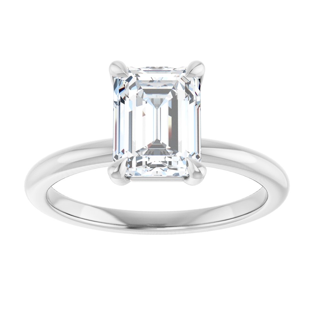 14K White Gold 1 3/4 CTW Lab-Grown Diamond Engagement Ring