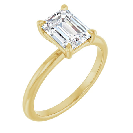 14K Yellow Gold 1 3/4 CTW Lab-Grown Diamond Engagement Ring