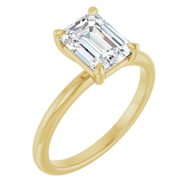 14K Yellow Gold 1 3/4 CTW Lab-Grown Diamond Engagement Ring
