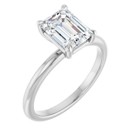 14K White Gold 1 3/4 CTW Lab-Grown Diamond Engagement Ring