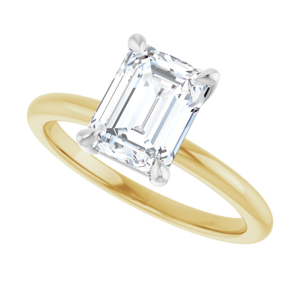 14K Yellow/White Gold 1 3/4 CTW Lab-Grown Diamond Engagement Ring