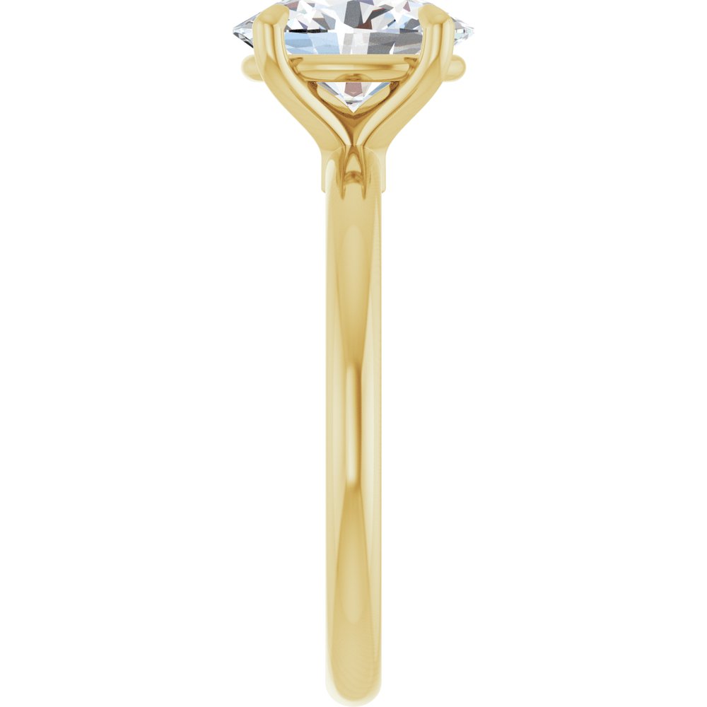 14K Yellow Gold 1 1/2 CTW Lab-Grown Diamond Engagement Ring