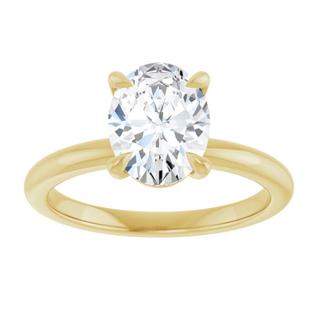 14K Yellow Gold 1 1/2 CTW Lab-Grown Diamond Engagement Ring