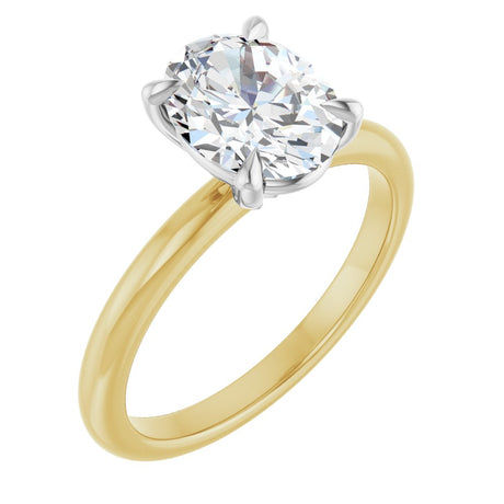 14K Yellow/White Gold 1 1/2 CTW Lab-Grown Diamond Engagement Ring