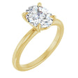 14K Yellow Gold 1 1/2 CTW Lab-Grown Diamond Engagement Ring