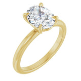 14K Yellow Gold 1 1/2 CTW Lab-Grown Diamond Engagement Ring