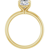 14K Yellow Gold 1 1/2 CTW Lab-Grown Diamond Engagement Ring