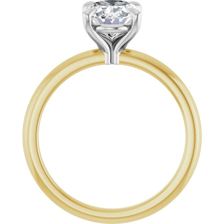 14K Yellow/White Gold 1 1/2 CTW Lab-Grown Diamond Engagement Ring