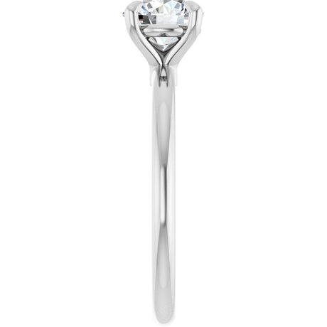 14K White Gold 1 CTW Lab-Grown Diamond Engagement Ring