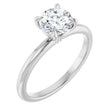 14K White Gold 1 CTW Lab-Grown Diamond Engagement Ring