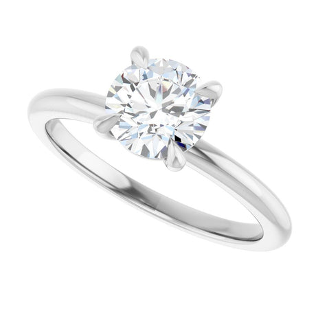 14K White Gold 1 CTW Lab-Grown Diamond Engagement Ring