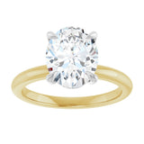 14K Yellow/White Gold 2 1/2 CTW Lab-Grown Diamond Engagement Ring