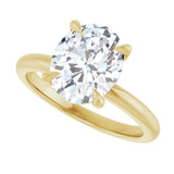 14K Yellow Gold 2 1/2 CTW Lab-Grown Diamond Engagement Ring