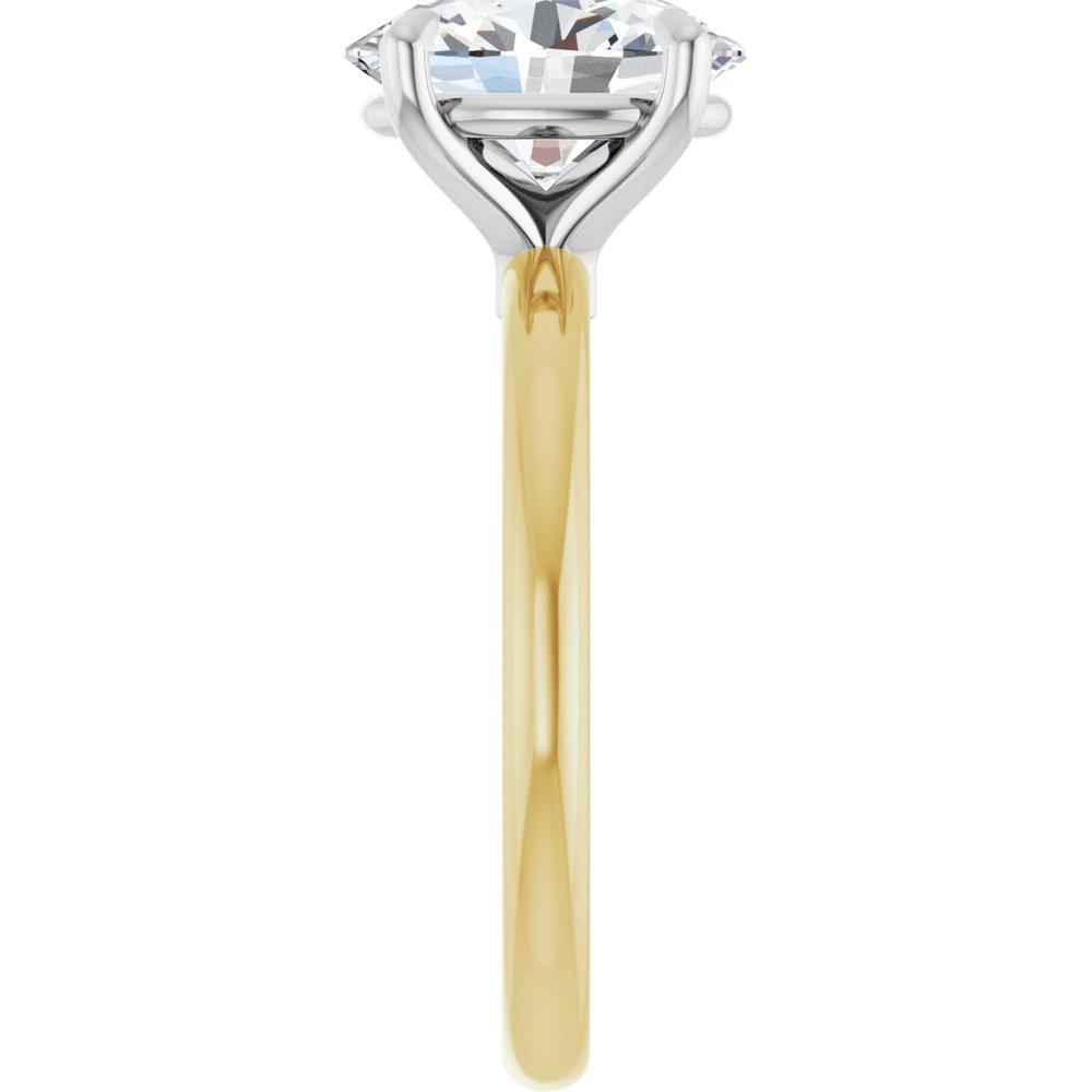 14K Yellow/White Gold 2 1/2 CTW Lab-Grown Diamond Engagement Ring