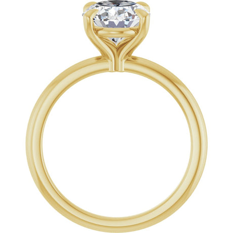14K Yellow Gold 2 1/2 CTW Lab-Grown Diamond Engagement Ring
