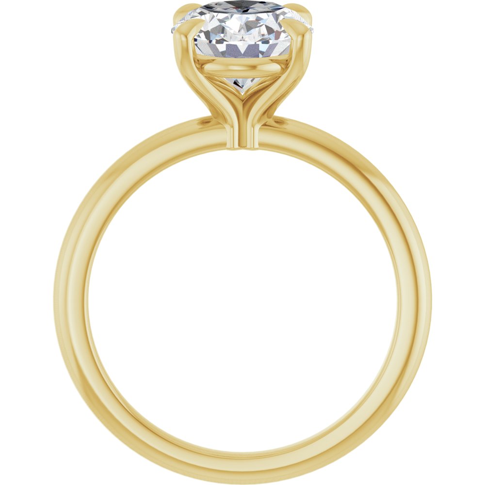 14K Yellow Gold 2 1/2 CTW Lab-Grown Diamond Engagement Ring