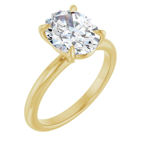 14K Yellow Gold 2 1/2 CTW Lab-Grown Diamond Engagement Ring
