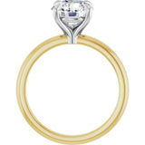 14K Yellow/White Gold 2 CTW Lab-Grown Diamond Engagement Ring