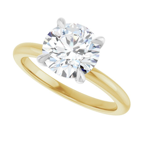 14K Yellow/White Gold 2 CTW Lab-Grown Diamond Engagement Ring