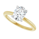 14K Yellow/White Gold 1 CTW Lab-Grown Diamond Engagement Ring