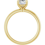 14K Yellow Gold 1 CTW Lab-Grown Diamond Engagement Ring