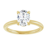 14K Yellow Gold 1 CTW Lab-Grown Diamond Engagement Ring