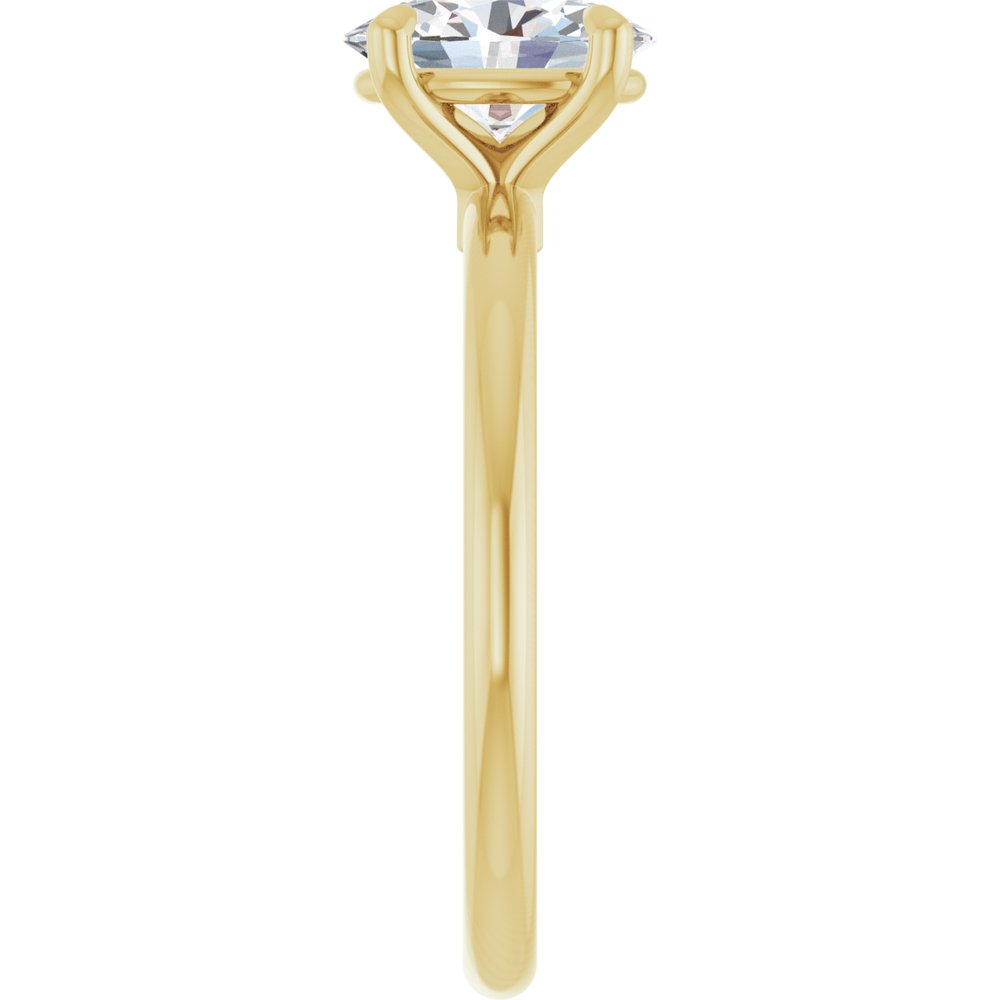 14K Yellow Gold 1 CTW Lab-Grown Diamond Engagement Ring