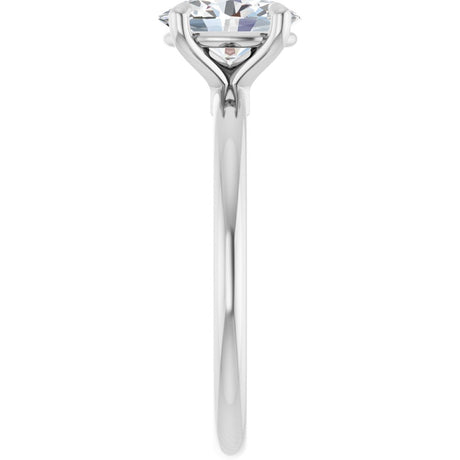 14K White Gold 1 CTW Lab-Grown Diamond Engagement Ring