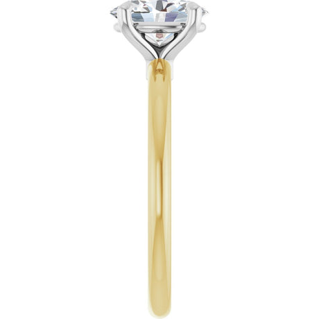 14K Yellow/White Gold 1 CTW Lab-Grown Diamond Engagement Ring