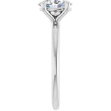 14K White Gold 1 CTW Lab-Grown Diamond Engagement Ring