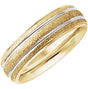 14K Yellow 6 mm Grooved Band with Stone/Polish Finish Size 10